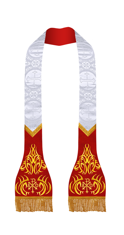 Roman stole with golden embroidery - Angelic collection