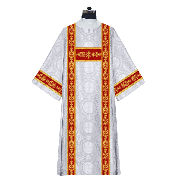 DEACON DALMATICS WITH ORNATE EMBROIDERY