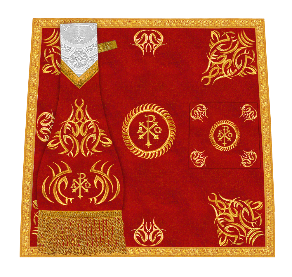 Marvelous mass set with Golden Embroidery - Angelic collection