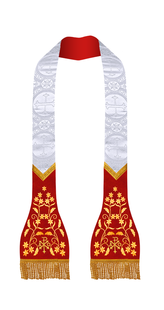 Solemn Roman Stole Vestments - Floral collection