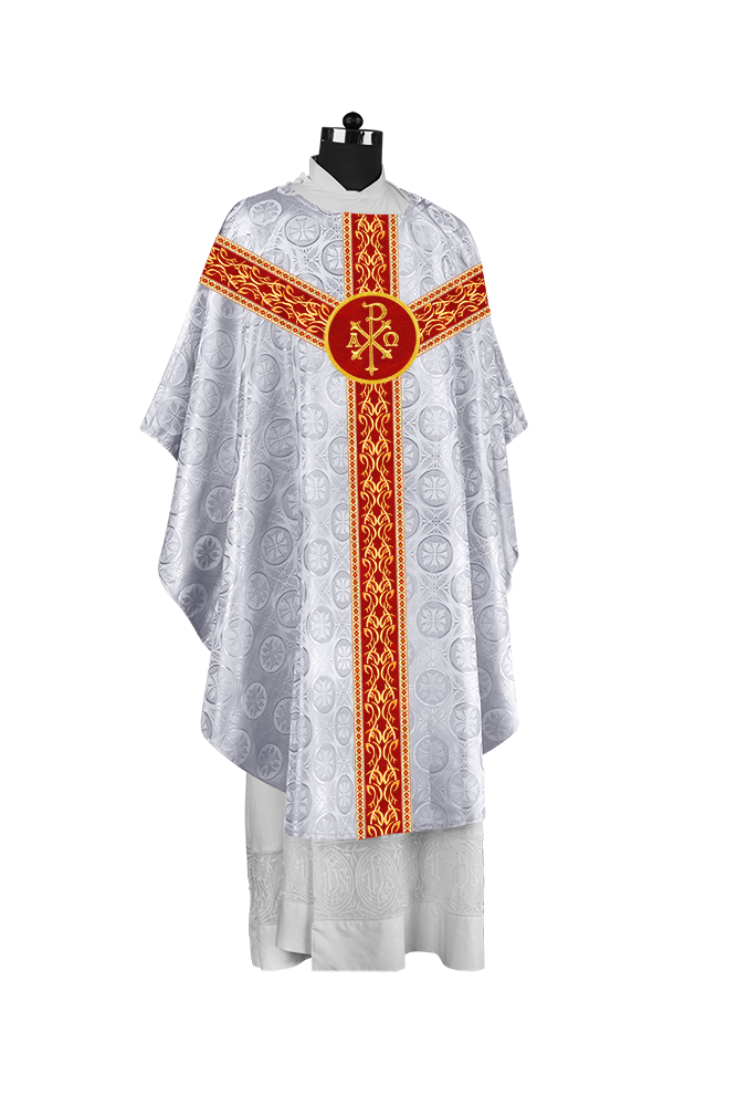 Gothic Chasuble with Y-type Embroidered Orphrey