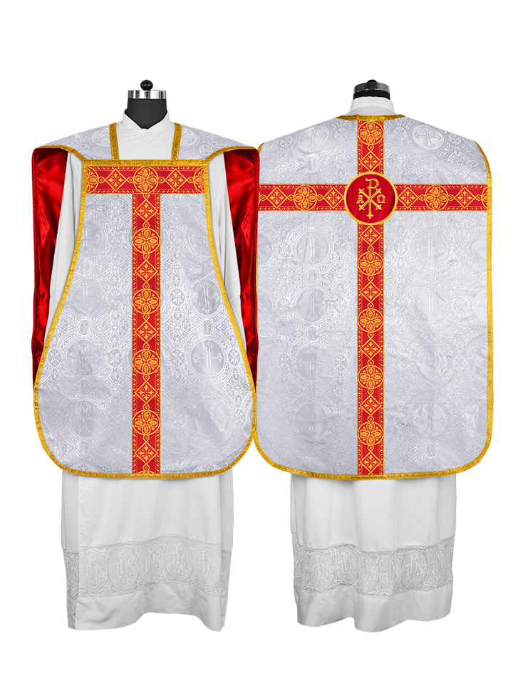 Embroidered Roman Chasuble Vestment