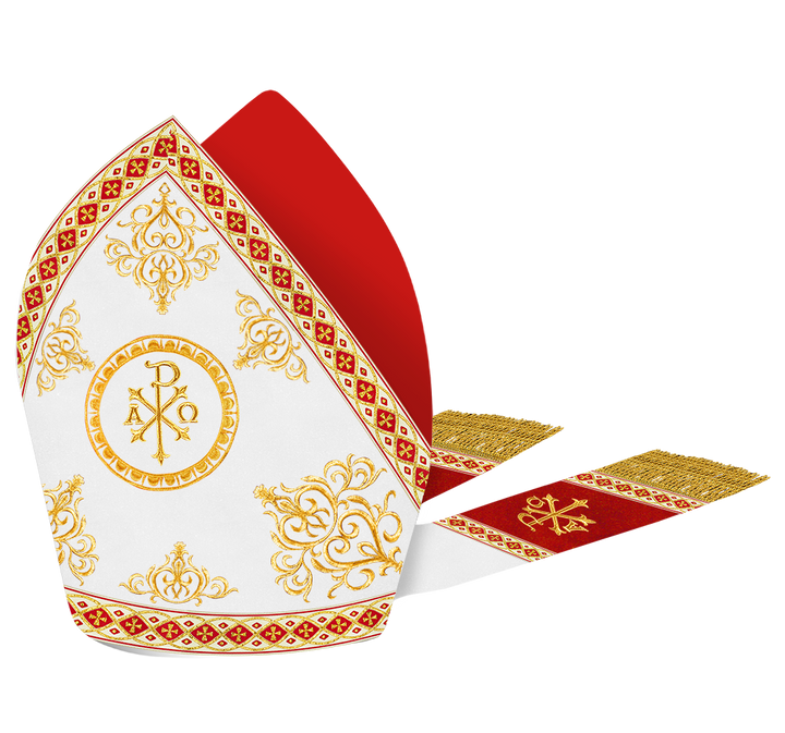 Roman Mitre Vestment Embroidery and Trims
