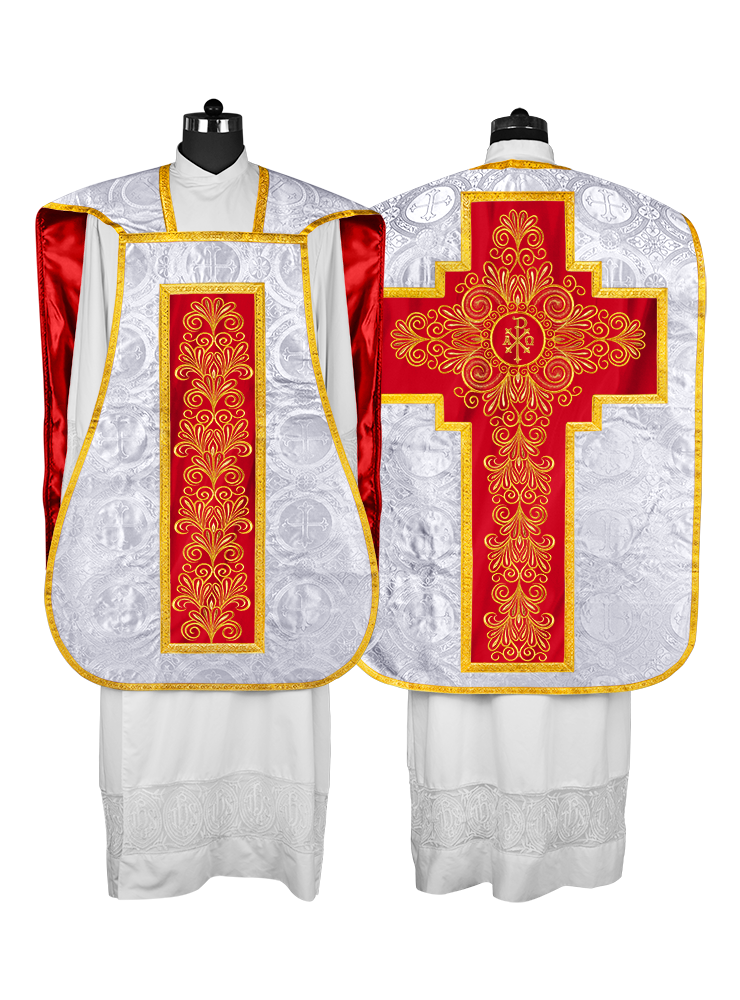 Traditional Roman chasuble vestment - Flourish collection