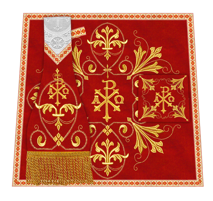 Spiritual Embroidery Mass Set Vestment