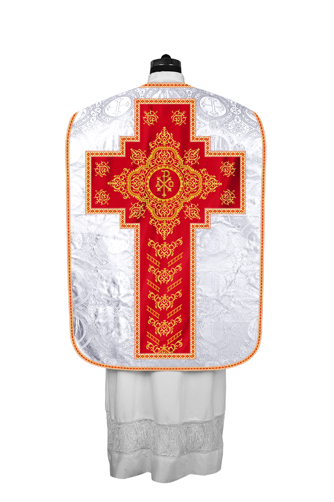 Traditional Fiddleback Vestments with Motifs and Trims