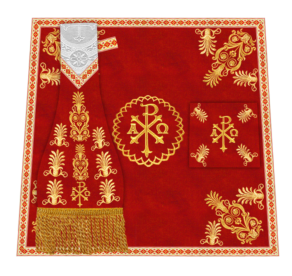 Embroidered Motif and Trims Mass Set