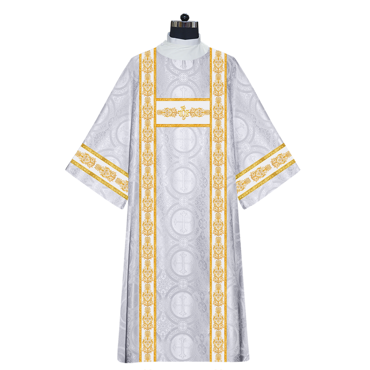 DEACON DALMATICS WITH ORNATE EMBROIDERY
