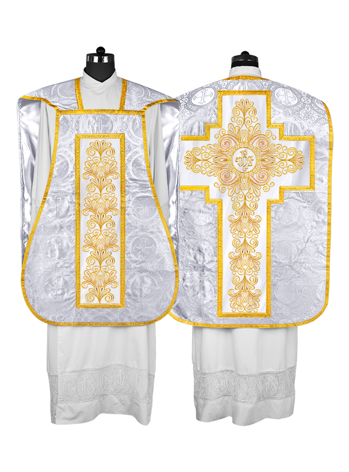 Traditional Roman chasuble vestment - Flourish collection