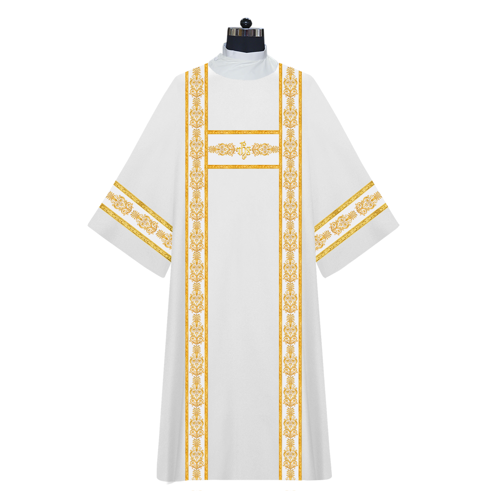 DEACON DALMATICS WITH ORNATE EMBROIDERY