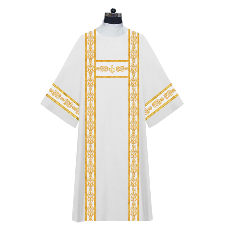 DEACON DALMATICS WITH ORNATE EMBROIDERY