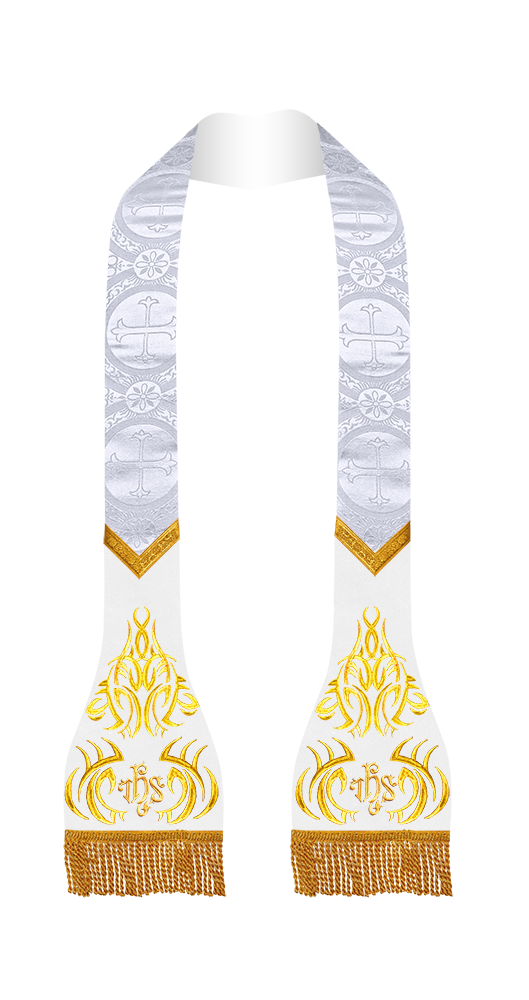 Roman stole with golden embroidery - Angelic collection