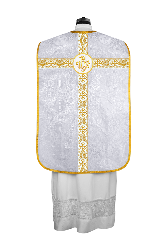 Fiddleback Vestment adorned with lace