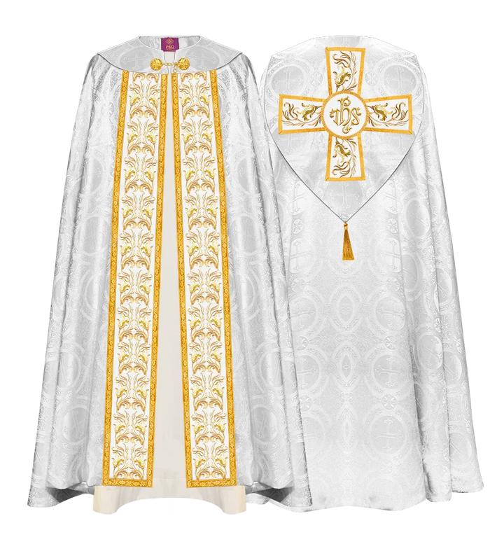 GOTHIC COPE EXECUTED WITH EMBROIDERED ORPHREY