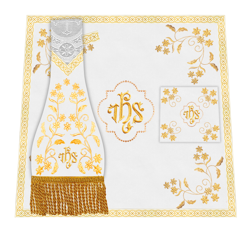 Floral Embroidery Spiritual Mass Set