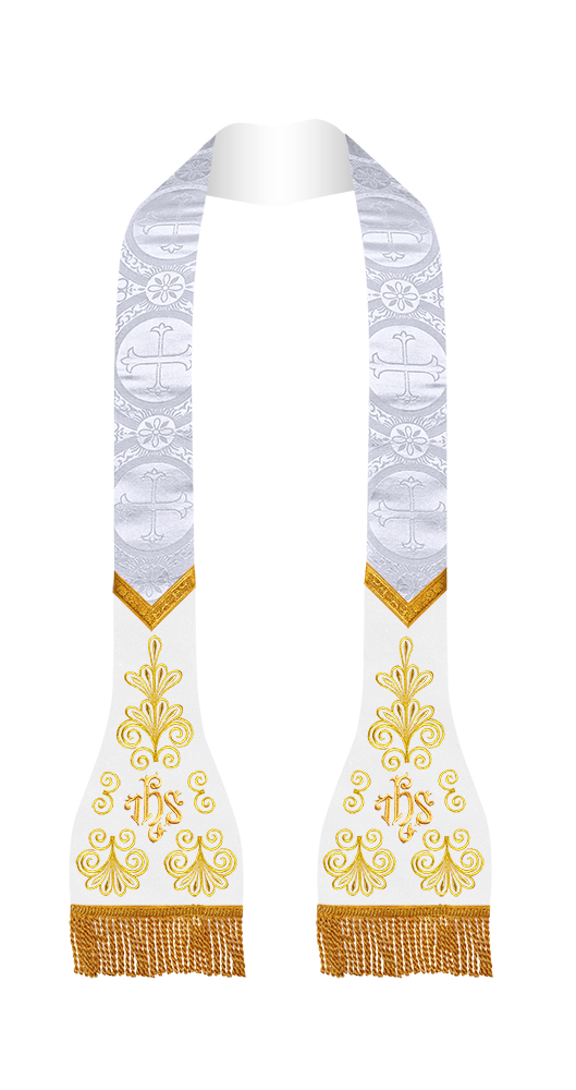 Roman stole with golden embroidery - Flourish collection