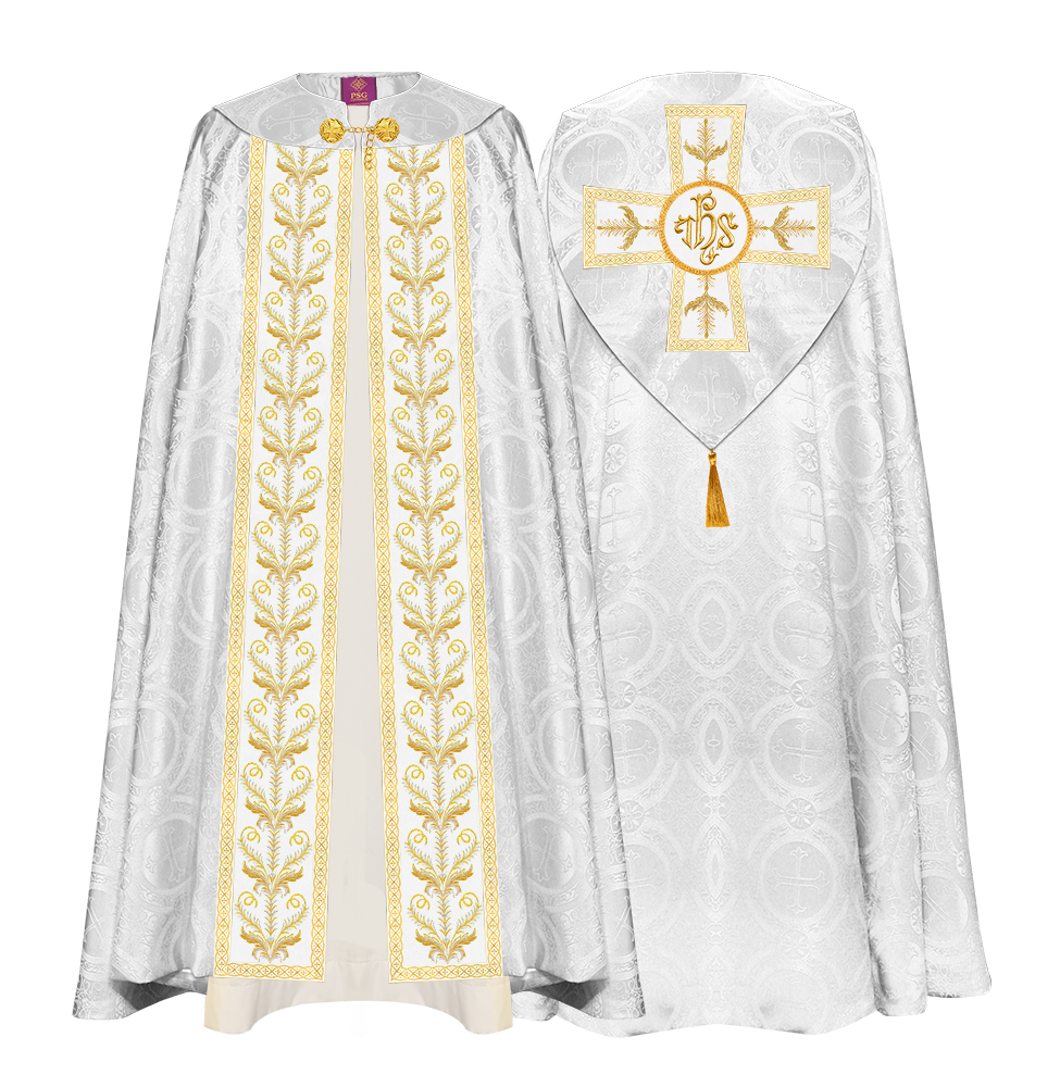 GOTHIC COPE VESTMENTS ADORNED WITH DETAILED BRAIDS