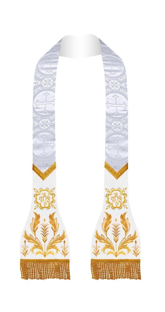 Elegant Roman stole - Sanctus collection