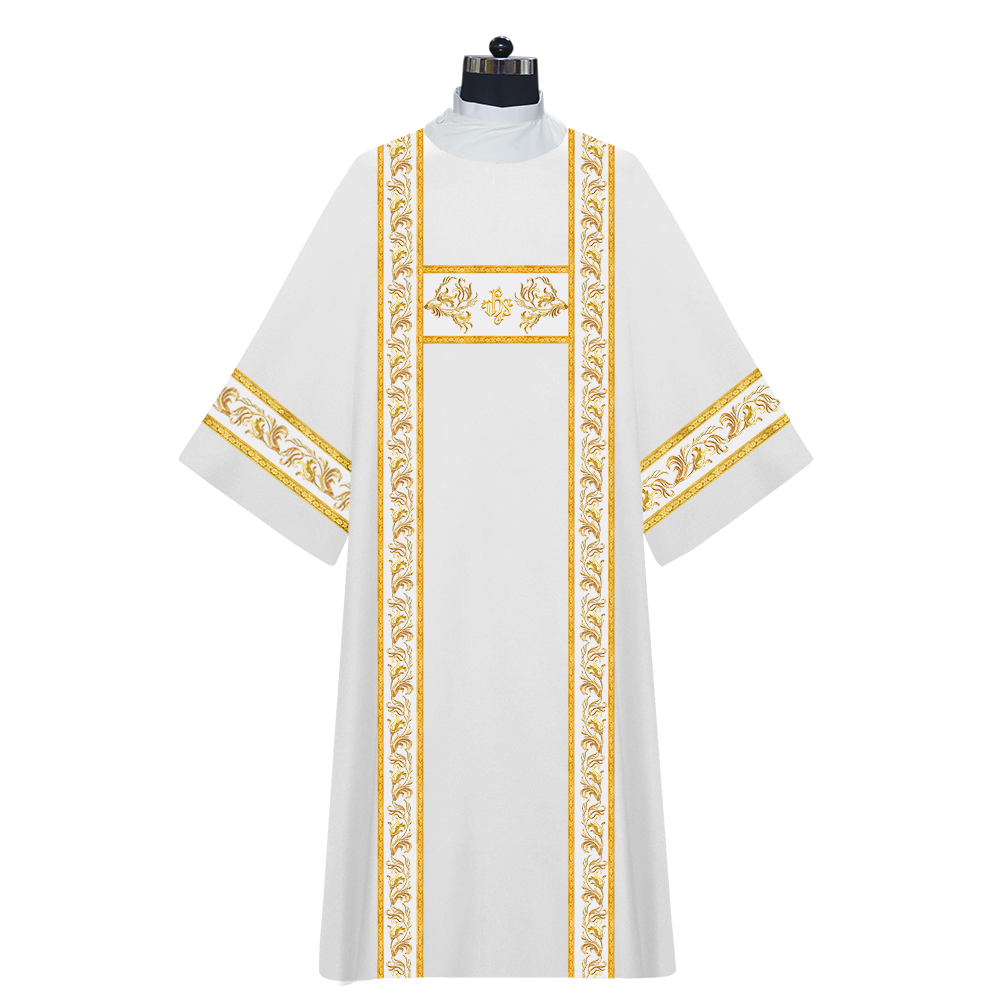 DALMATICS VESTMENT WITH ORNATE EMBROIDERY