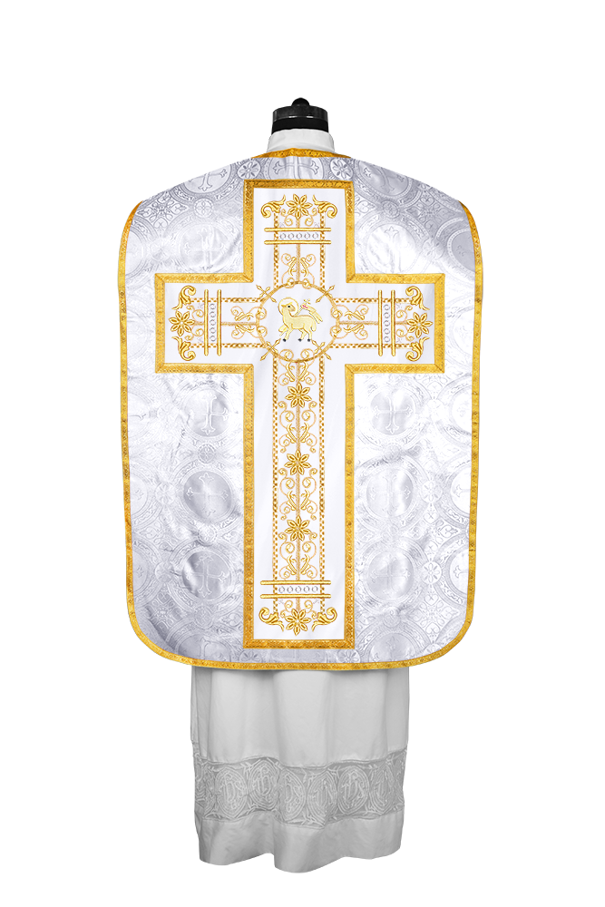 Roman embroidered chasuble vestment - Contemporary collection