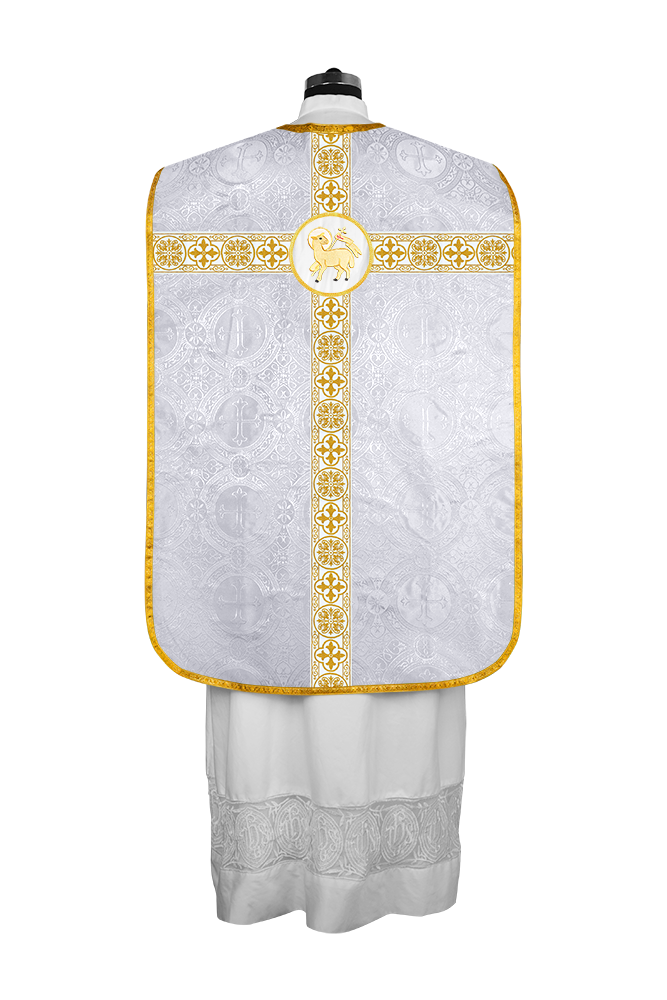 Fiddleback Vestment adorned with lace