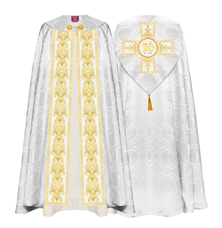 Gothic Cope vestments with Spiritual Motifs and Trims