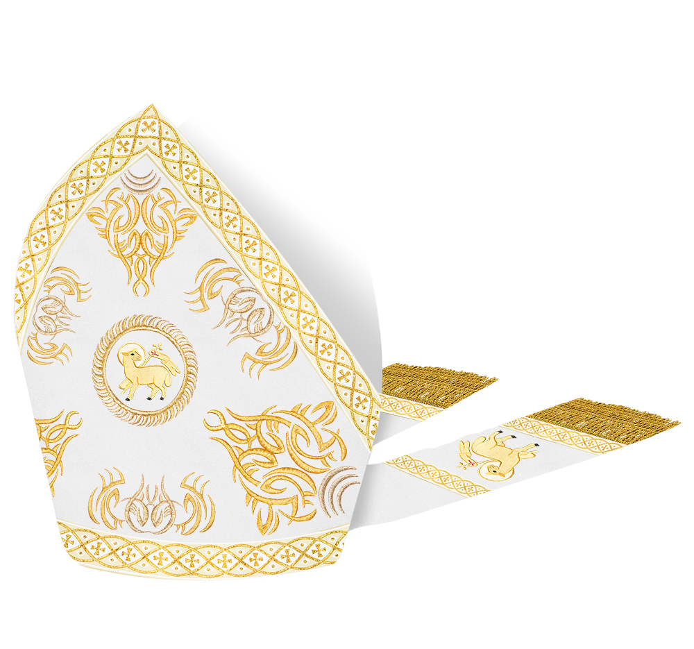 Mitre with Spiritual Motif and Trims