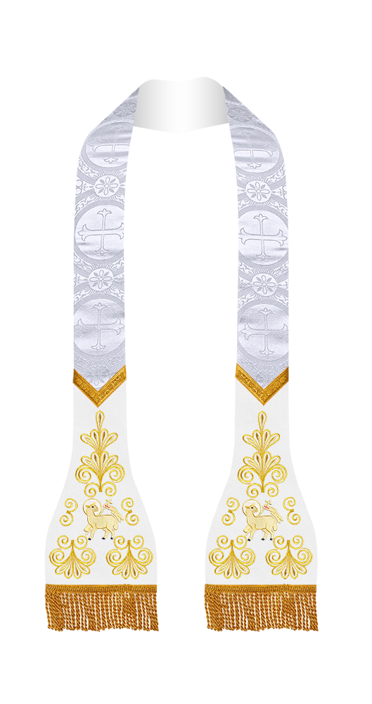 Roman stole with golden embroidery - Flourish collection
