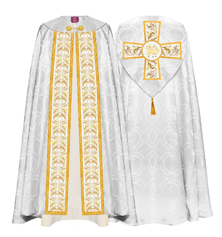 GOTHIC COPE EXECUTED WITH EMBROIDERED ORPHREY
