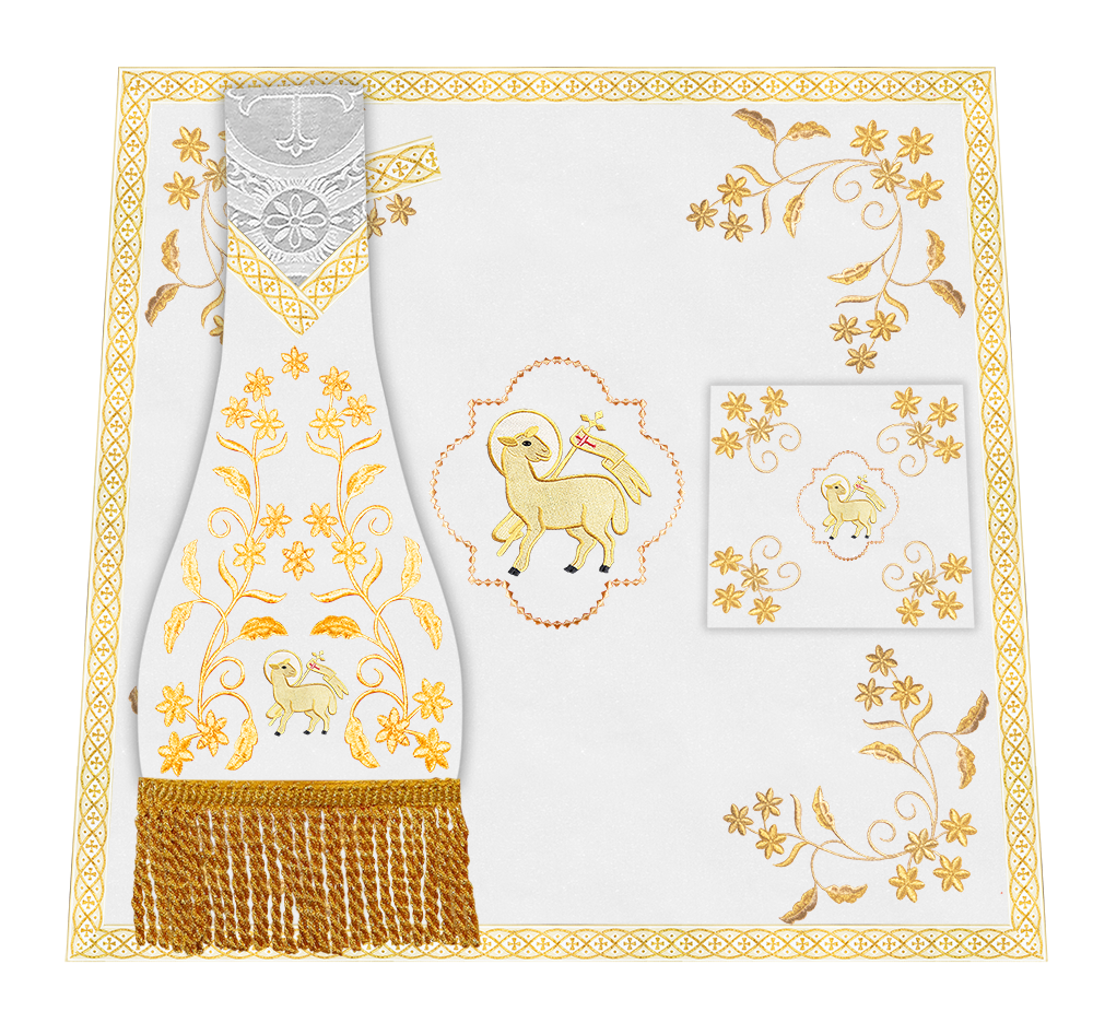 Floral Embroidery Spiritual Mass Set