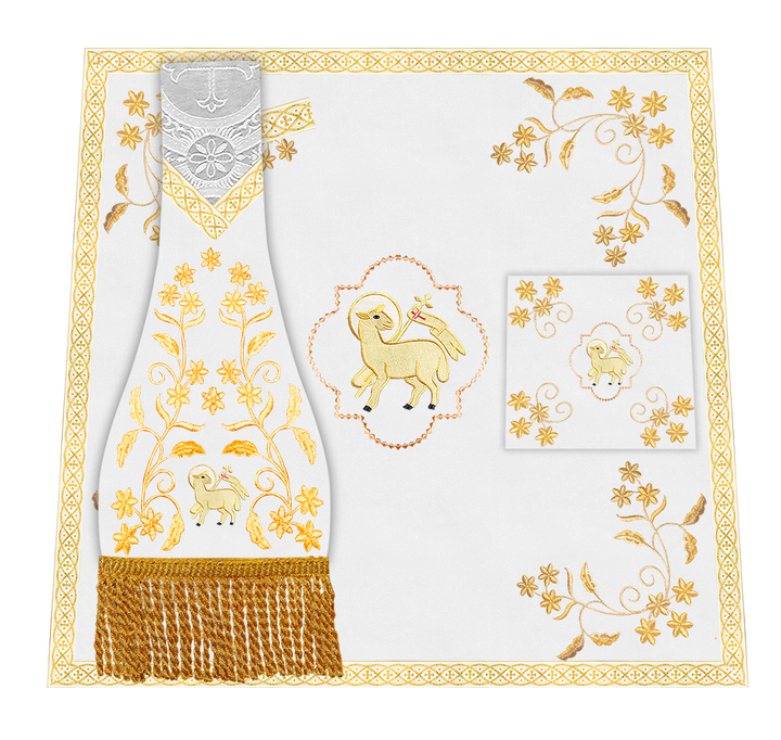 Floral Embroidery Spiritual Mass Set