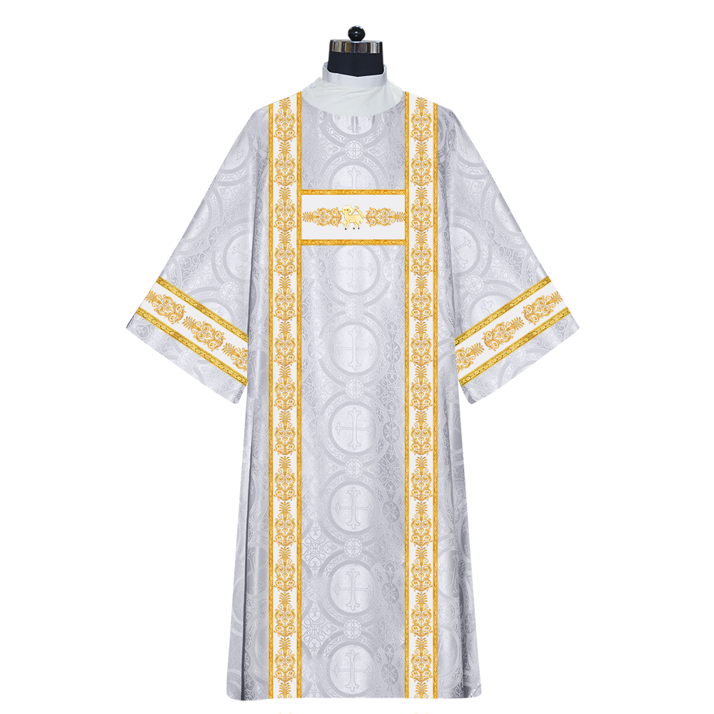 DEACON DALMATICS WITH ORNATE EMBROIDERY