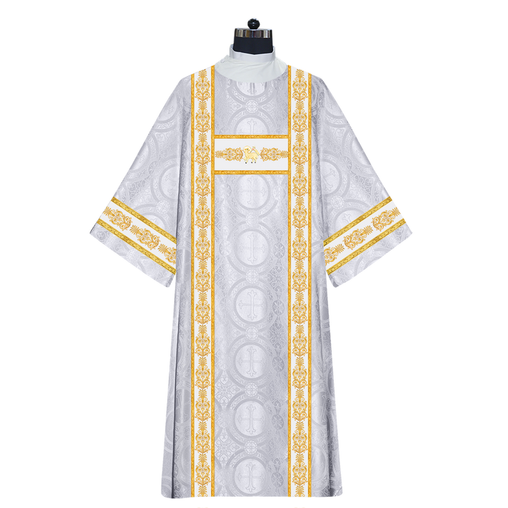 DEACON DALMATICS WITH ORNATE EMBROIDERY