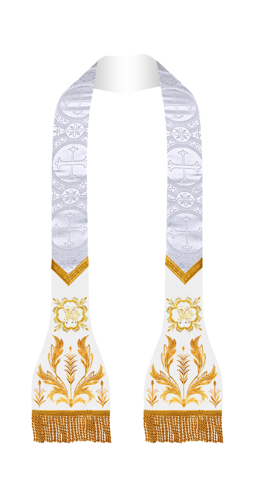 Elegant Roman stole - Sanctus collection