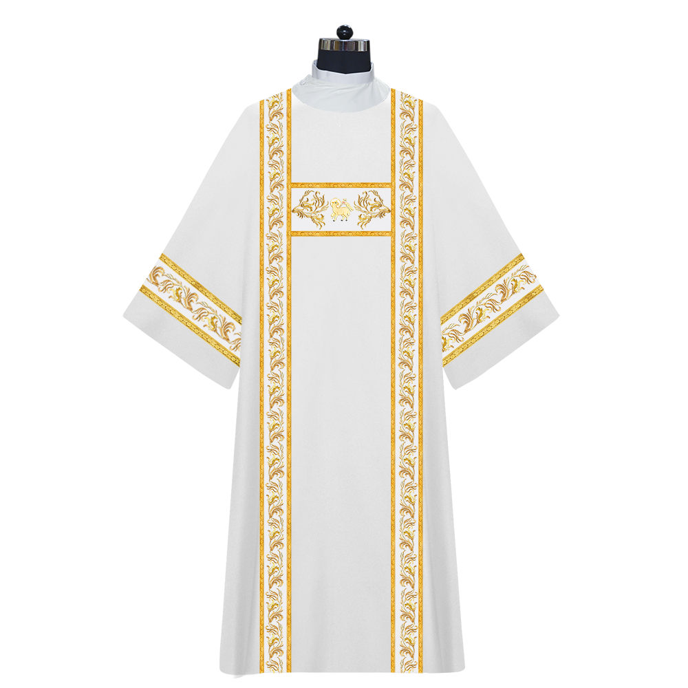 DALMATICS VESTMENT WITH ORNATE EMBROIDERY