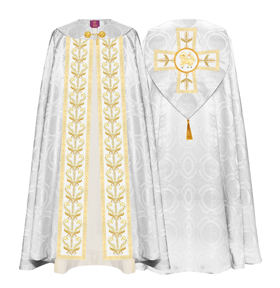 GOTHIC COPE VESTMENTS ADORNED WITH DETAILED BRAIDS