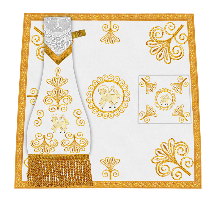 Elegant mass set with rich embroidery - Flourish collection