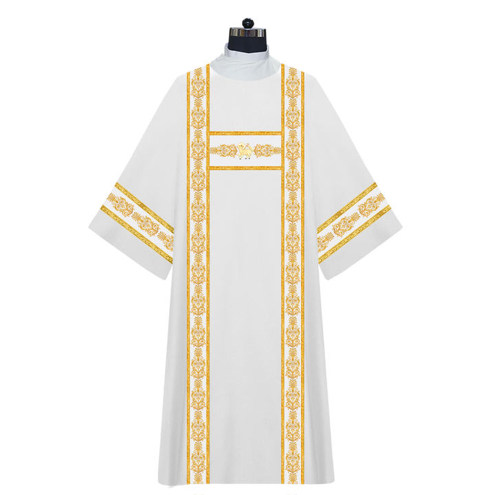 DEACON DALMATICS WITH ORNATE EMBROIDERY