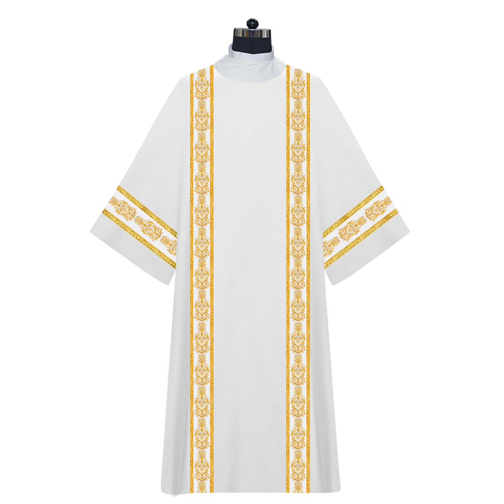 DEACON DALMATICS WITH ORNATE EMBROIDERY