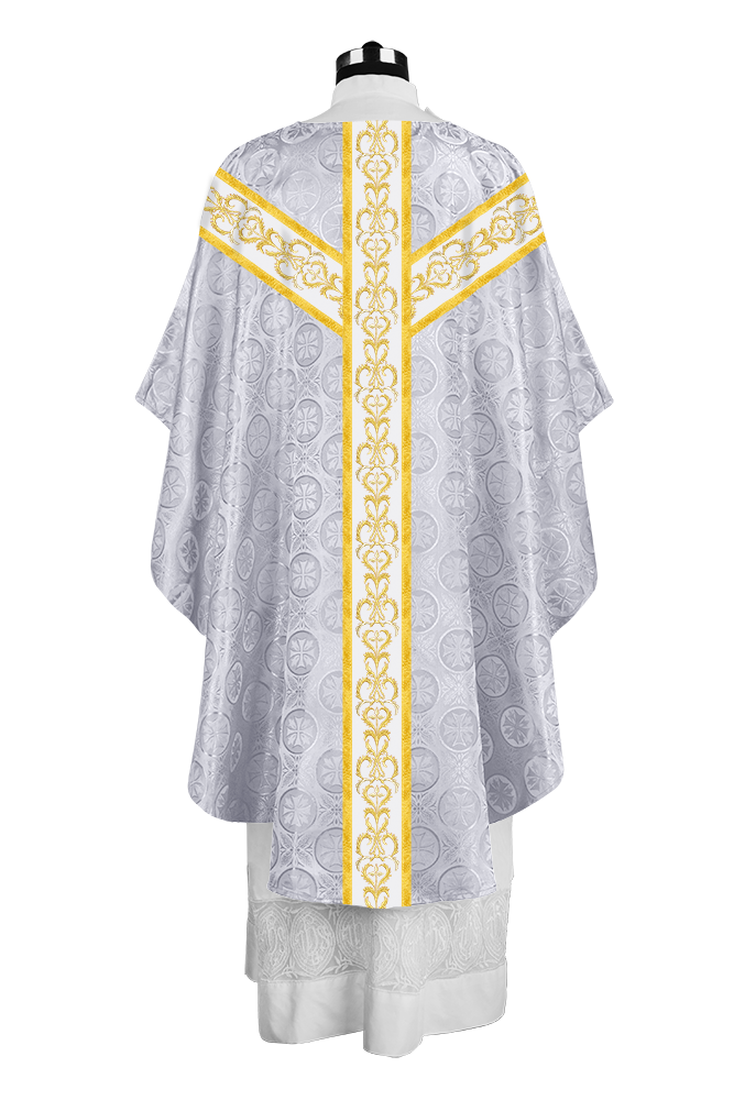 Gothic Chasuble with Y-Type Embroidered Orphrey and Motif