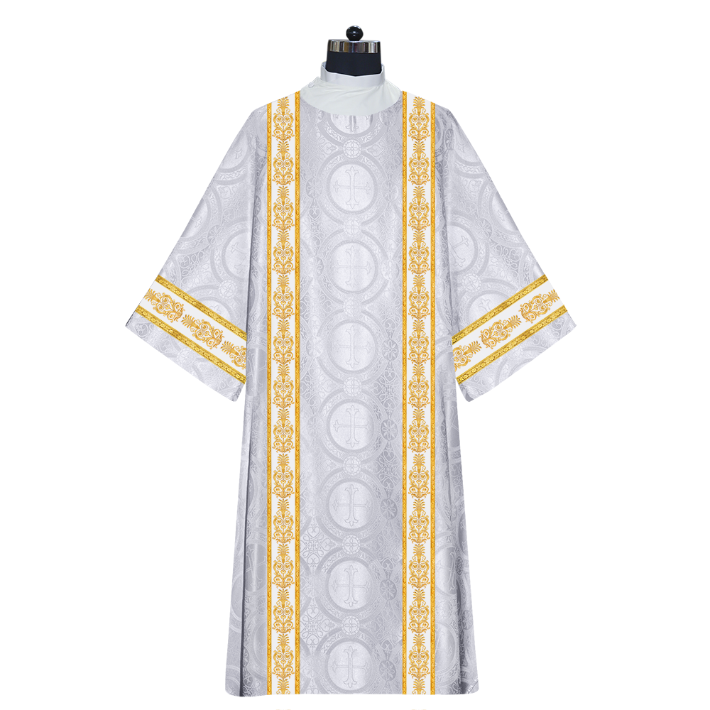 DEACON DALMATICS WITH ORNATE EMBROIDERY