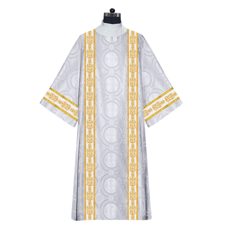 DEACON DALMATICS WITH ORNATE EMBROIDERY