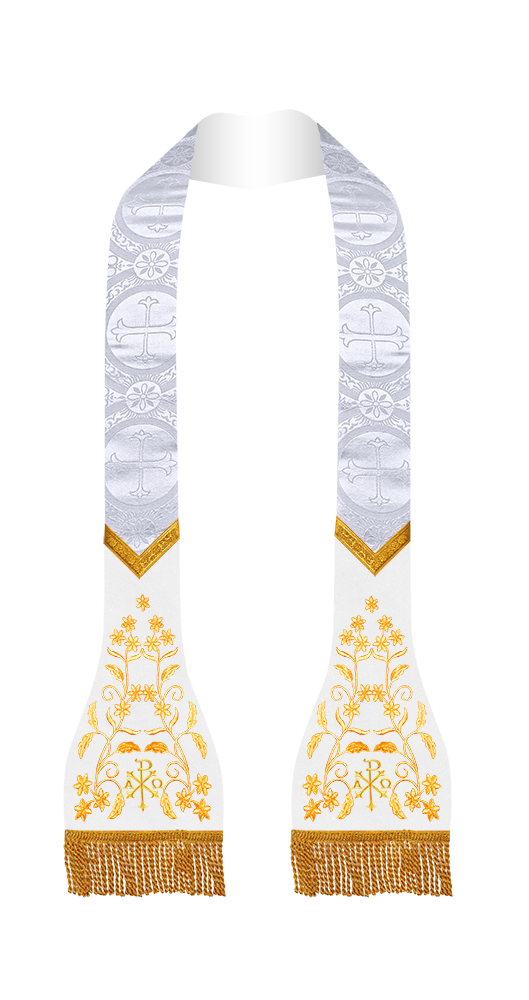 Solemn Roman Stole Vestments - Floral collection