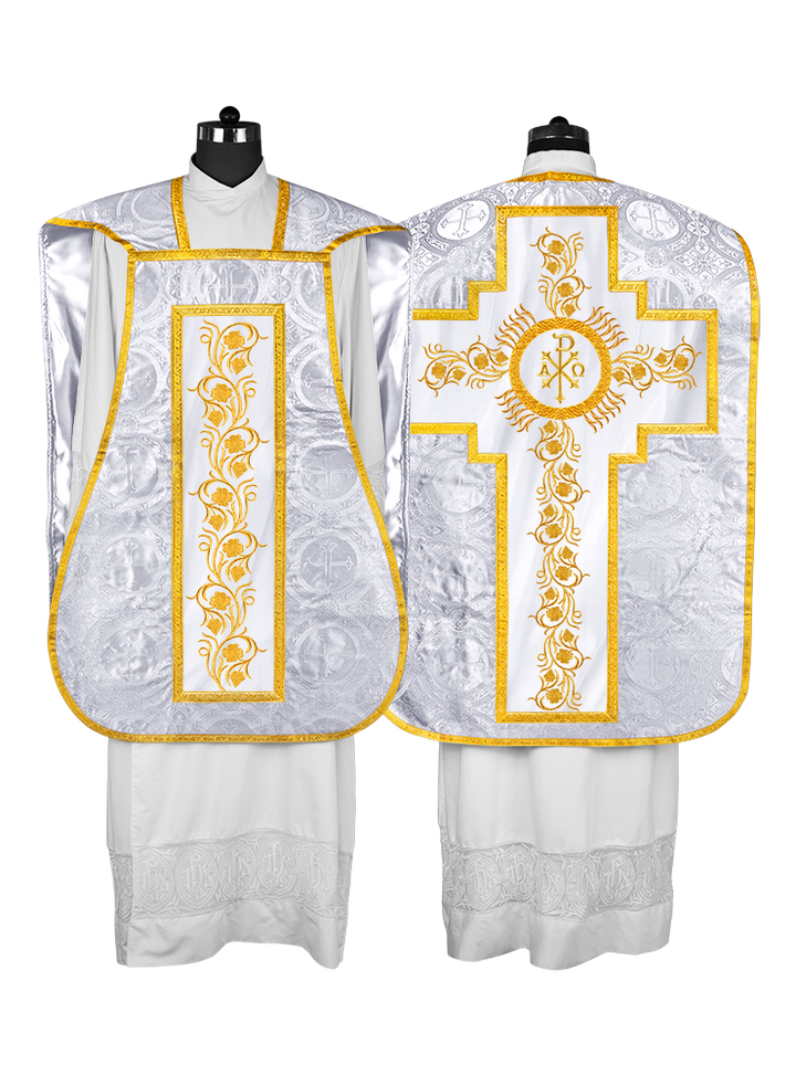 Catholic fiddleback chasuble vestment - Grapes collection