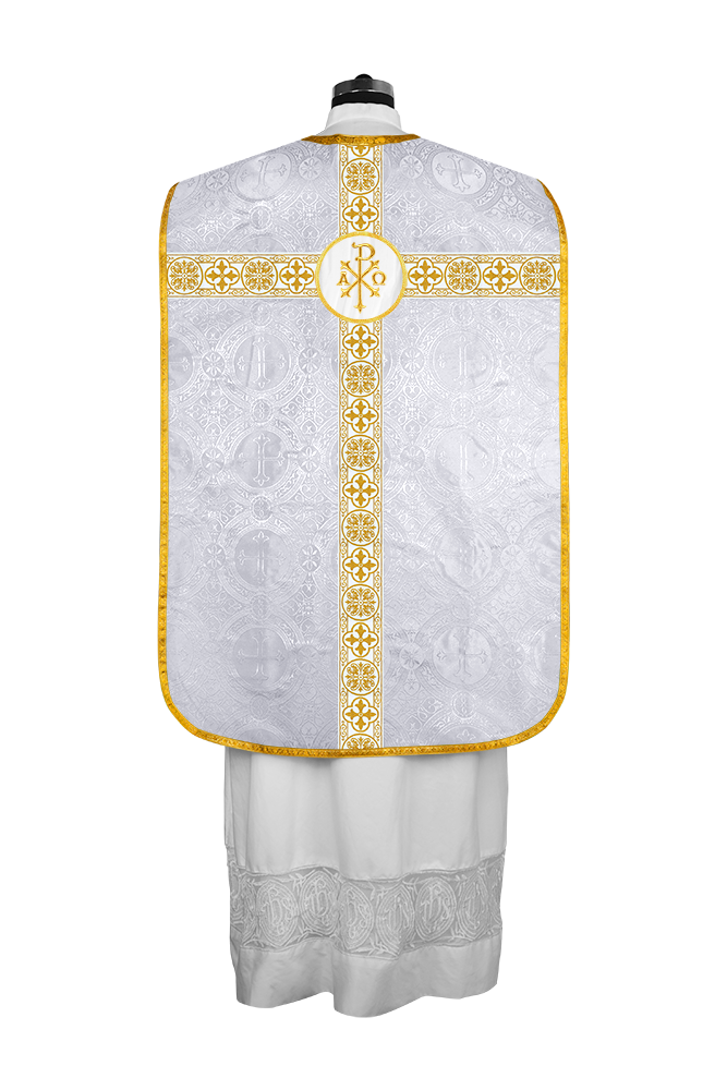 Fiddleback Vestment adorned with lace