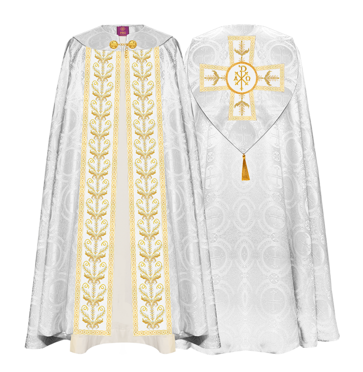 GOTHIC COPE VESTMENTS ADORNED WITH DETAILED BRAIDS