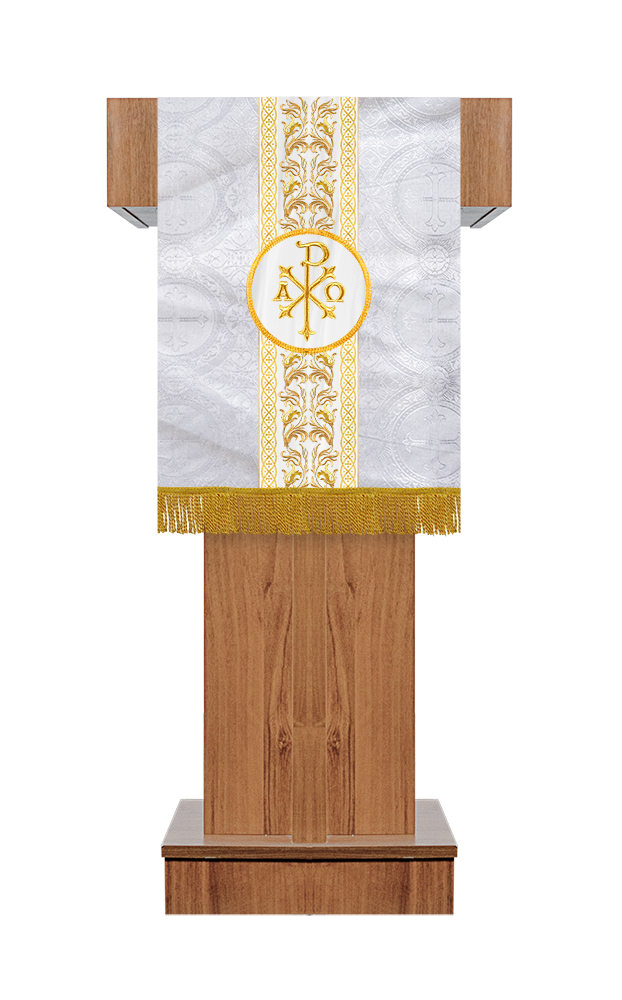 Pulpit/Lectern with Motif and Trims