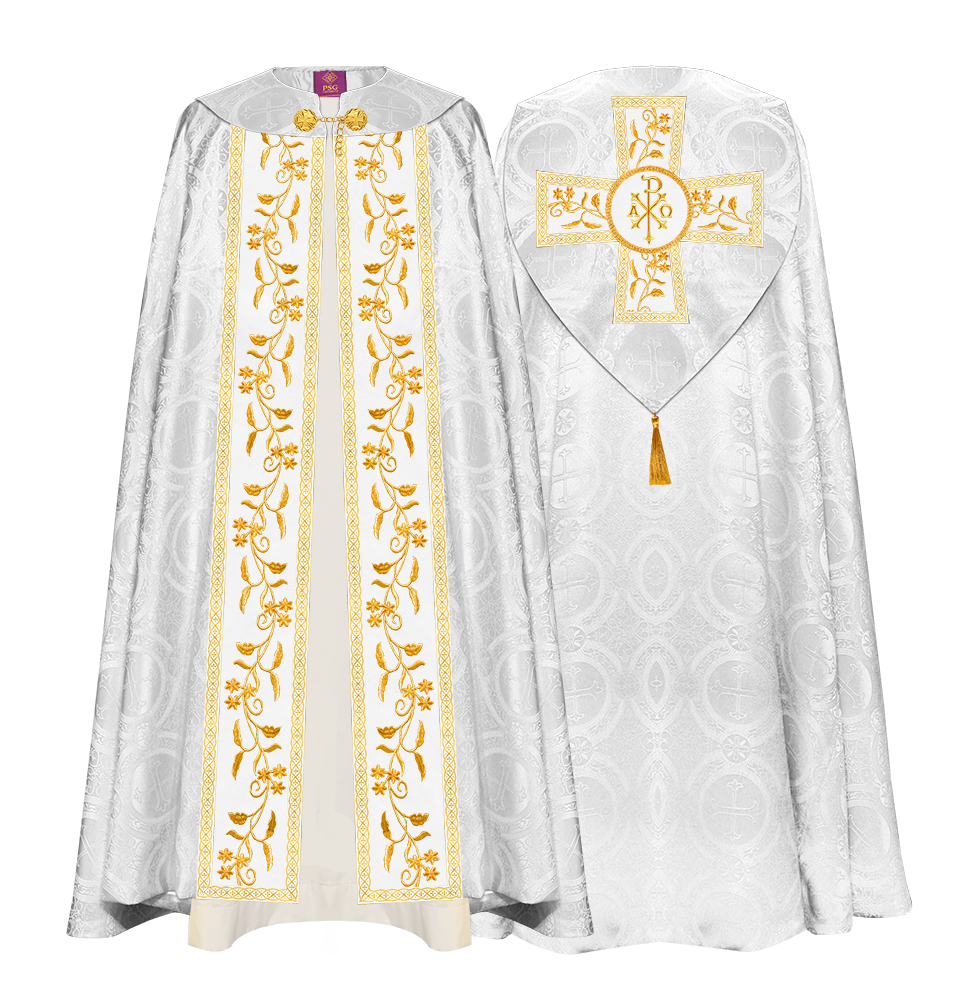 GOTHIC COPE VESTMENTS ORNATED WITH FLORAL DESIGN
