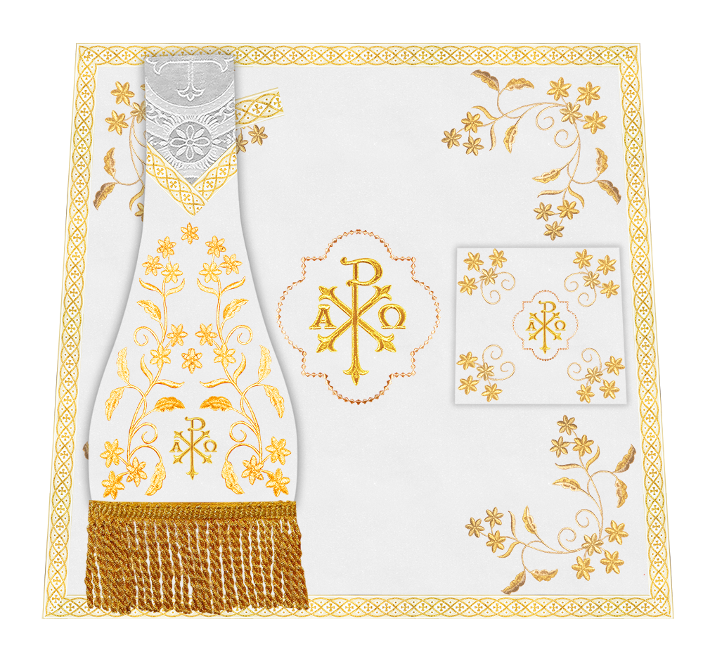 Floral Embroidery Spiritual Mass Set