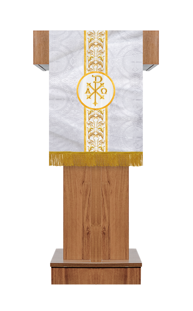 PULPIT/LECTERN WITH BRAID AND TRIM